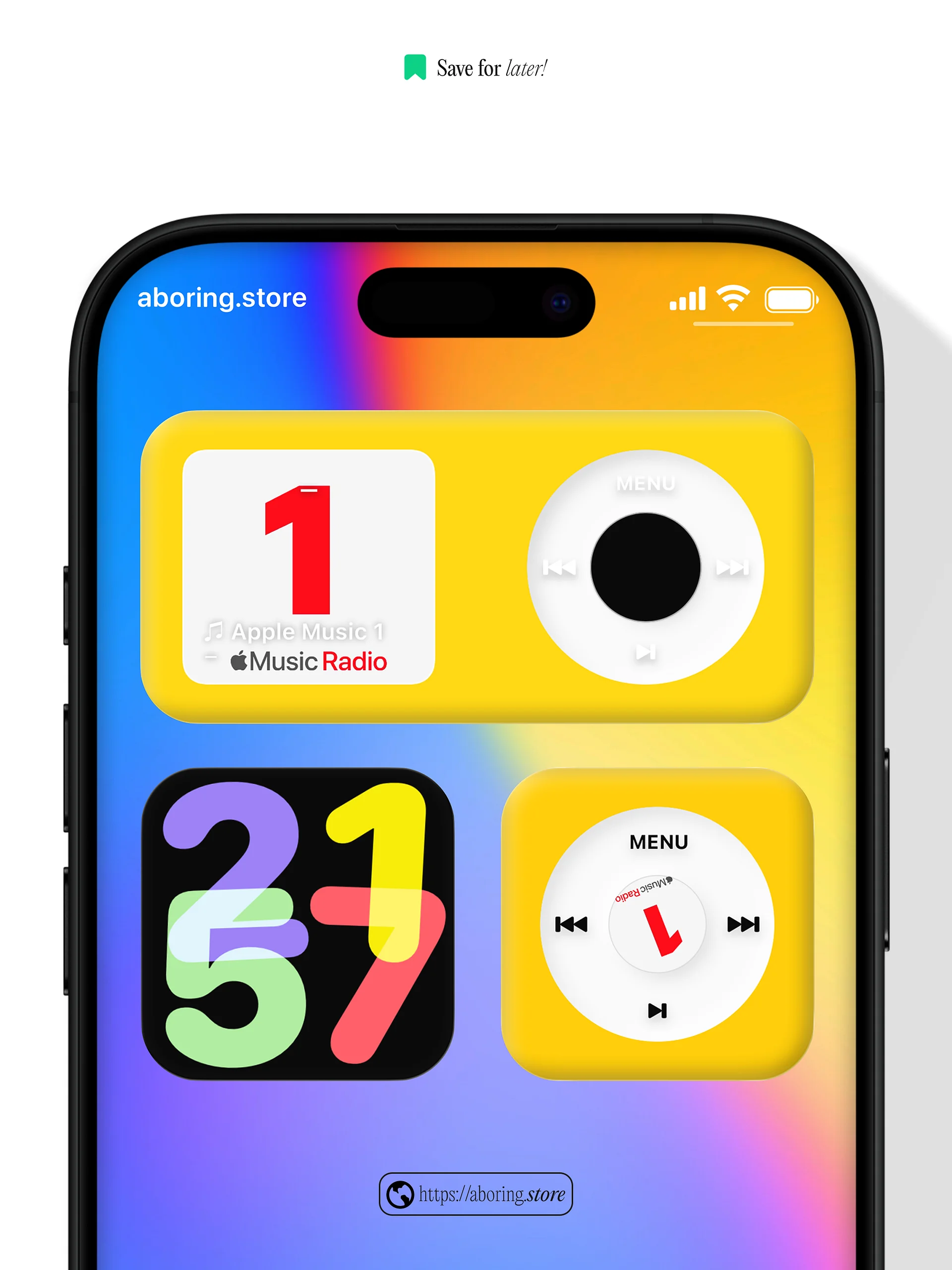 Free Widgy Colorful iPod Apple Music Widgets product image (2)