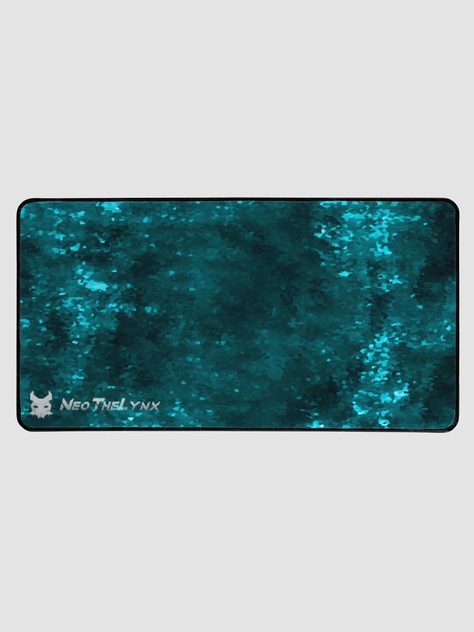 Cyan Shards Desk Mat product image (1)