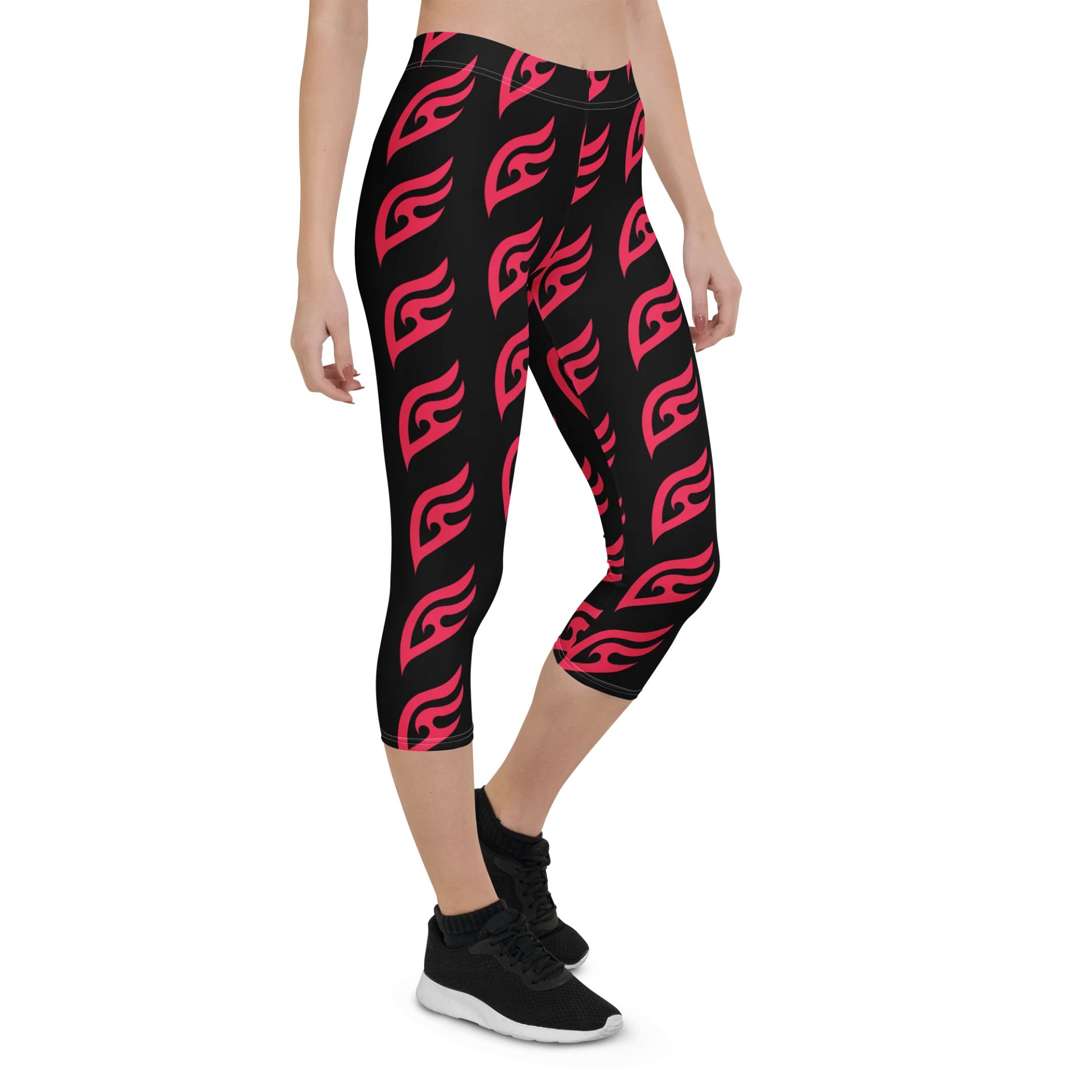 EMBER All-Over Flame Capri Leggings product image (7)