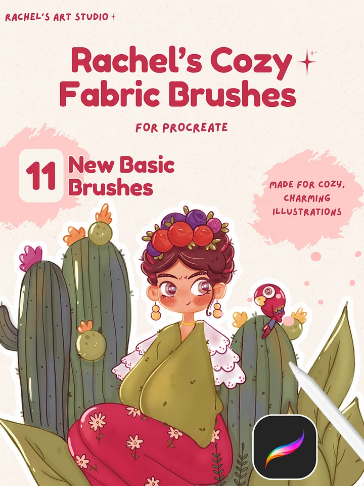 Rachel's 11 Cozy Fabric Brushes product image (1)