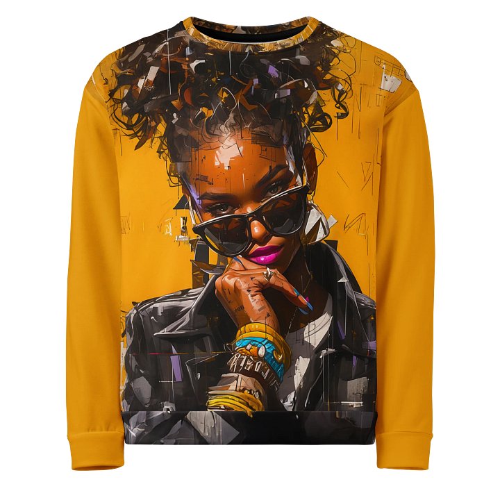 Lit Projecktz Lit Vibin' AOP Graphic Sweatshirt product image (1)