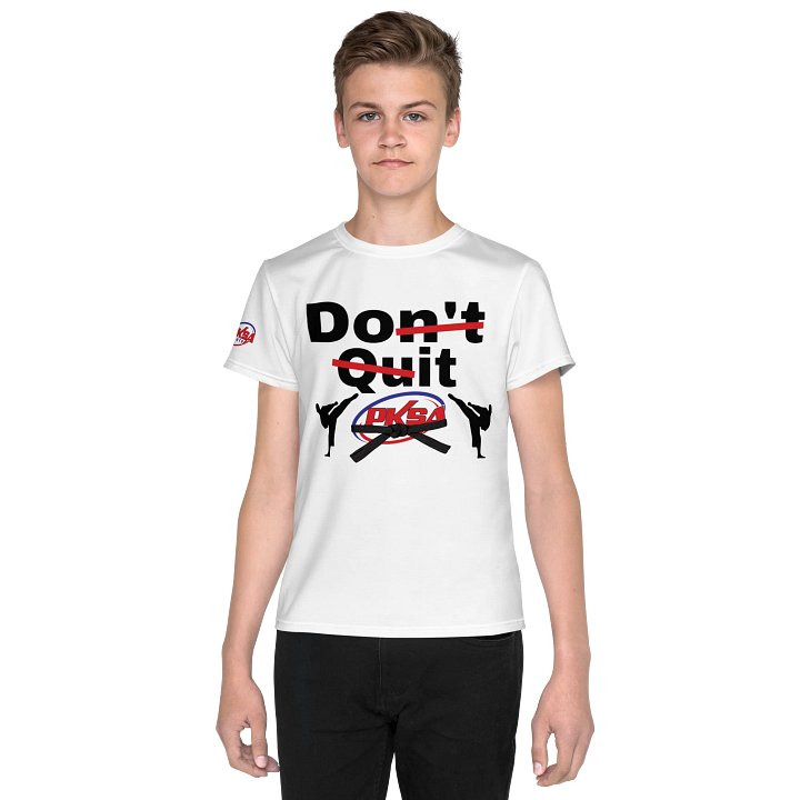 Kids "Don't Quit" all over print t-shirt product image (1)
