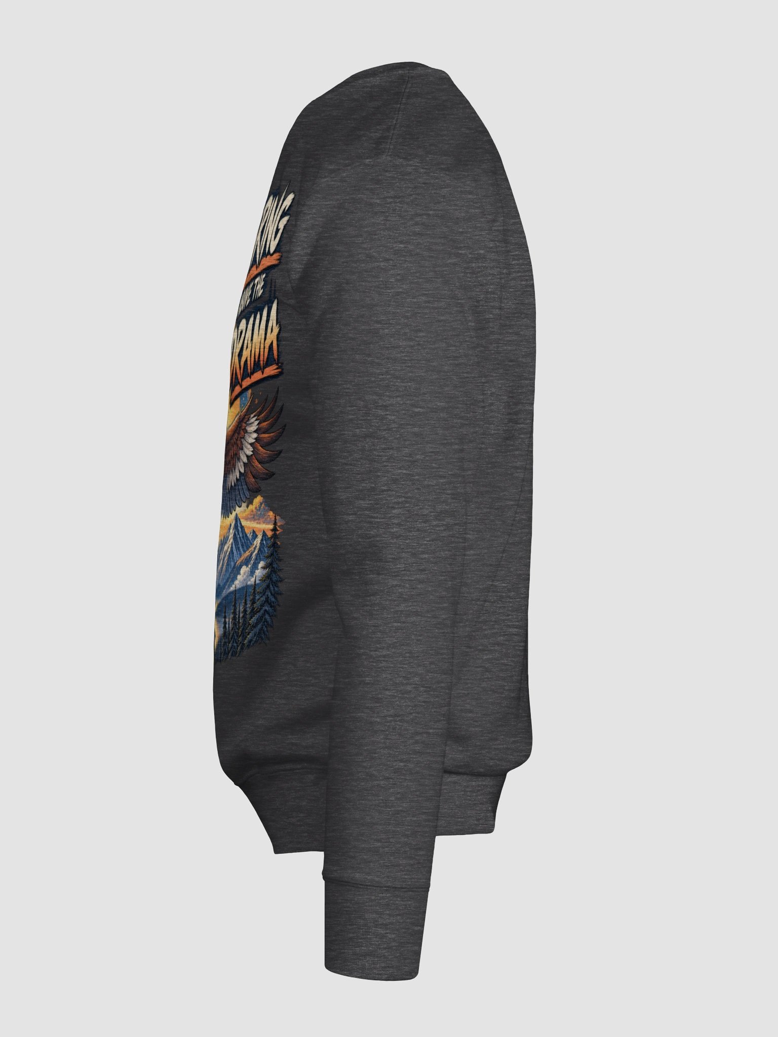 Eagle Soaring Above the Drama - Sarcastic Funny Animal Lover Sweatshirt product image (31)