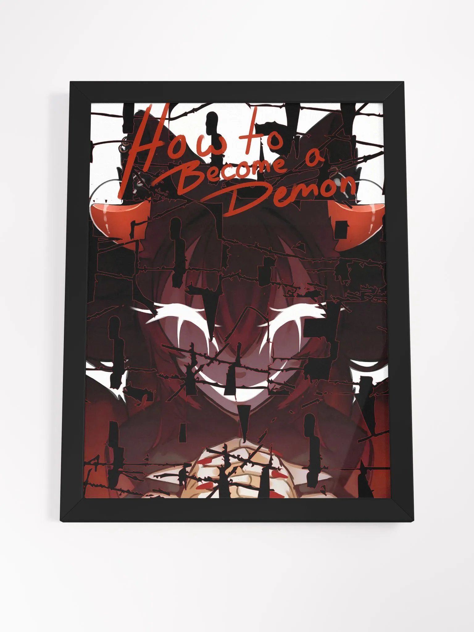 Gerahmtes How to become a Demon - Poster / 4 verschiedene Größen product image (4)