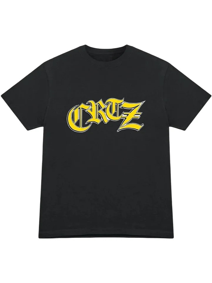Corteiz Old English T-Shirt – Black product image (1)