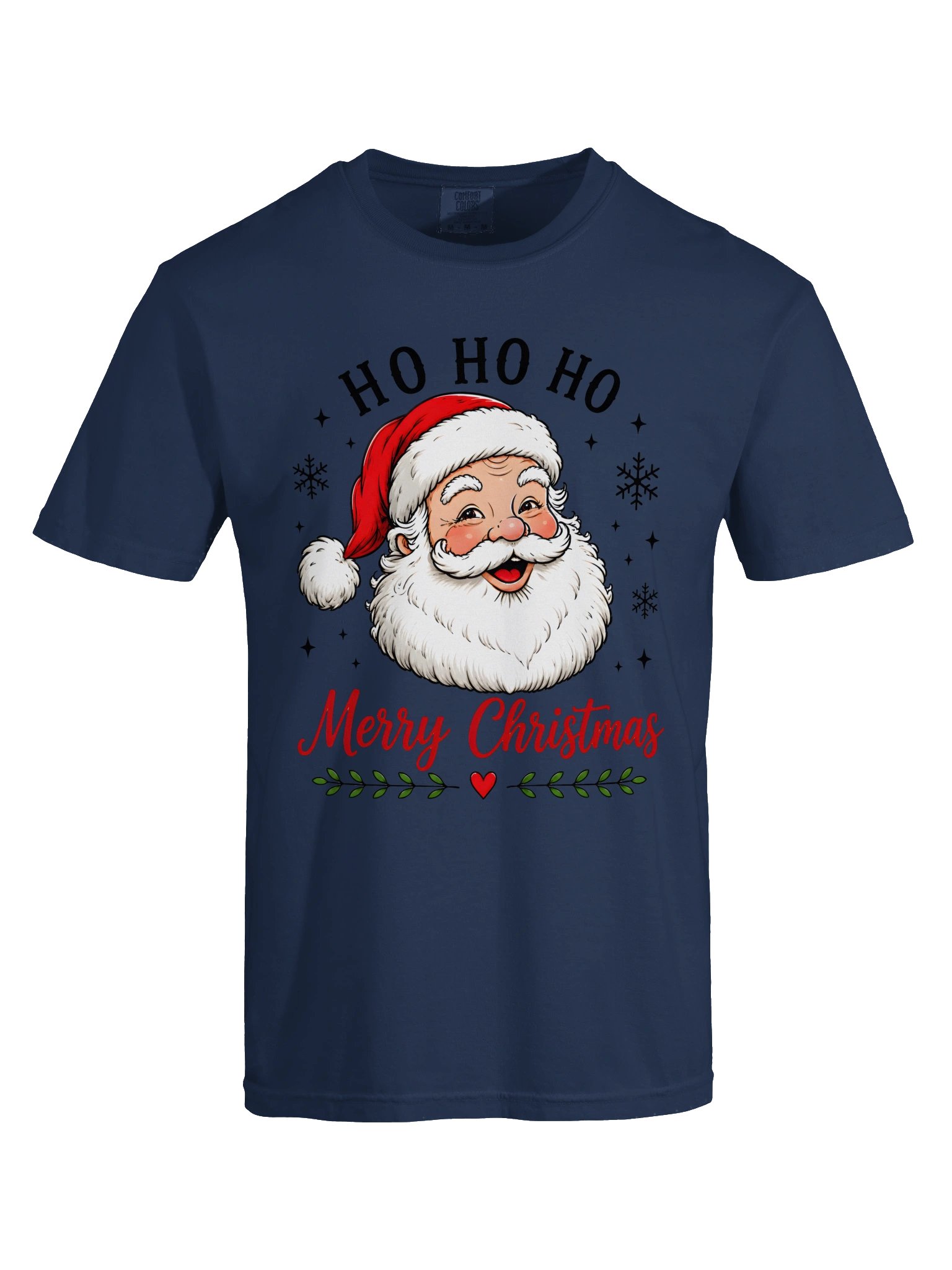 Santa Claus Merry Christmas T-shirt product image (28)