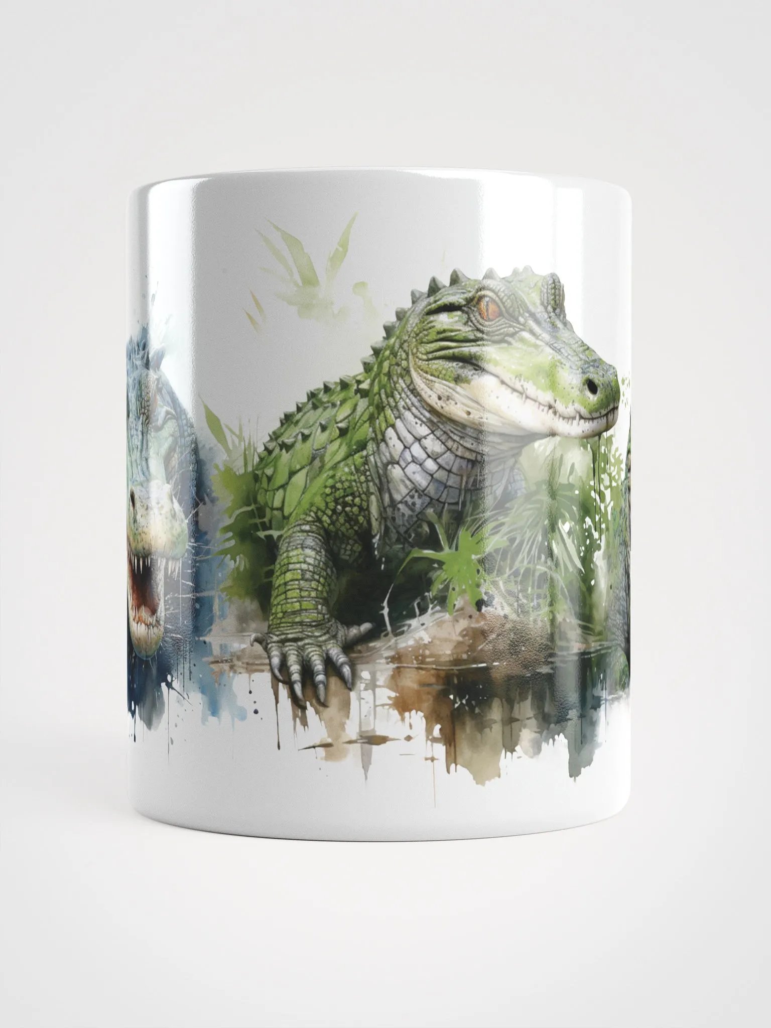 Watercolor Alligator Trio Mug product image (2)