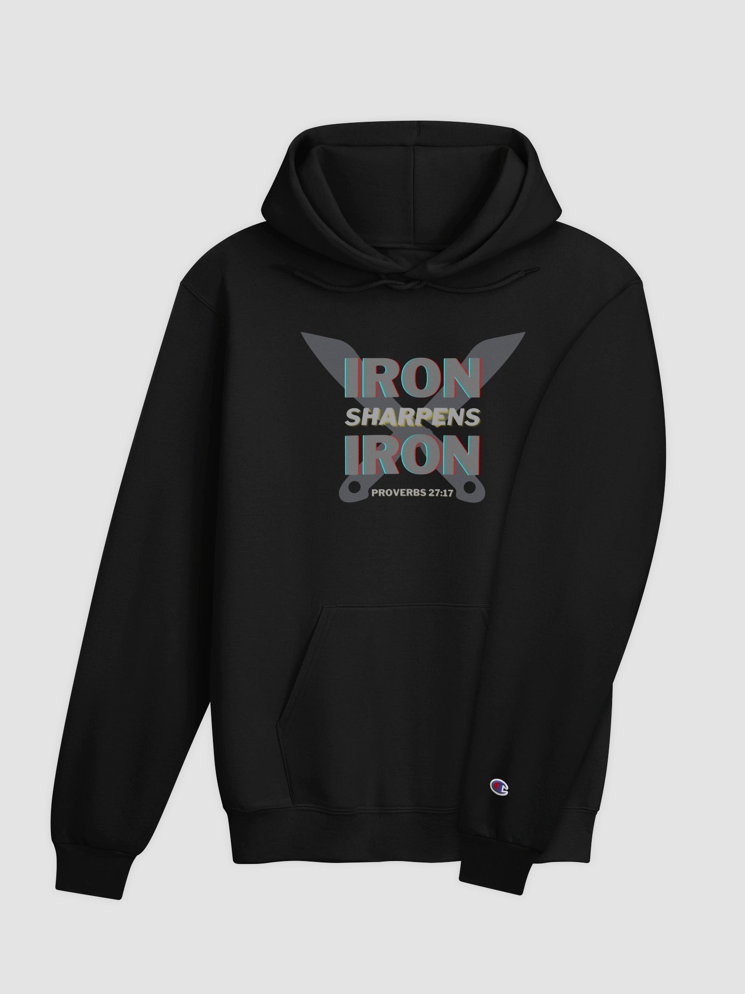 "Iron Sharpens Iron" Heavyweight Cozy Hoodie product image (4)
