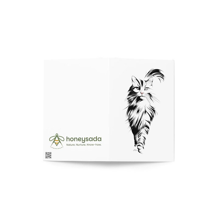 Nanny (Stroke Art) - A Honeysada Greeting Card product image (2)