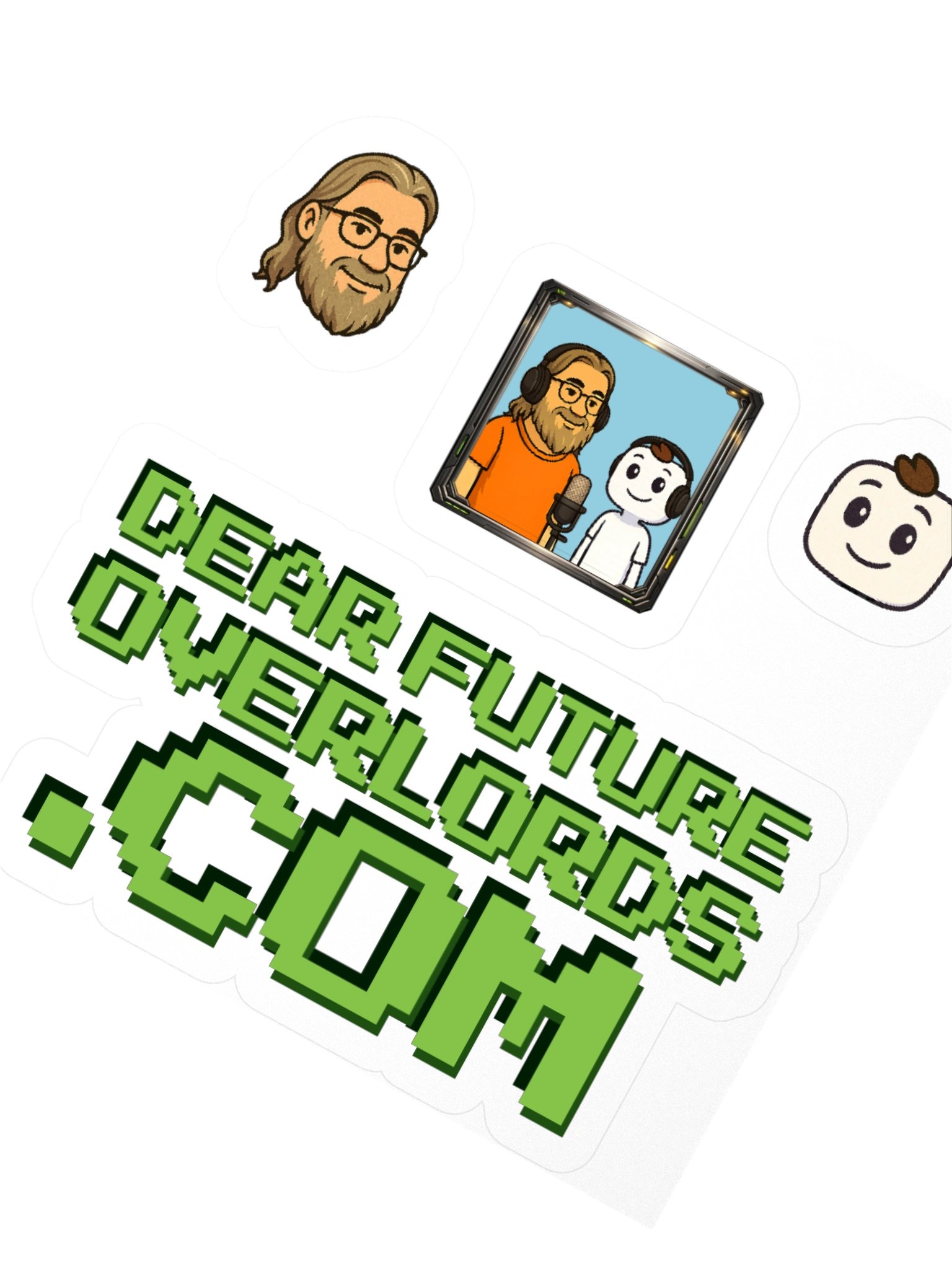 Dear Future Overlords Stickers product image (4)