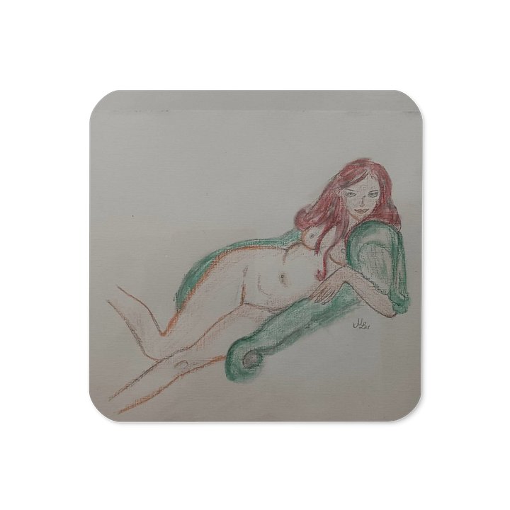 Akt Dame liegend Untersetzer product image (1)