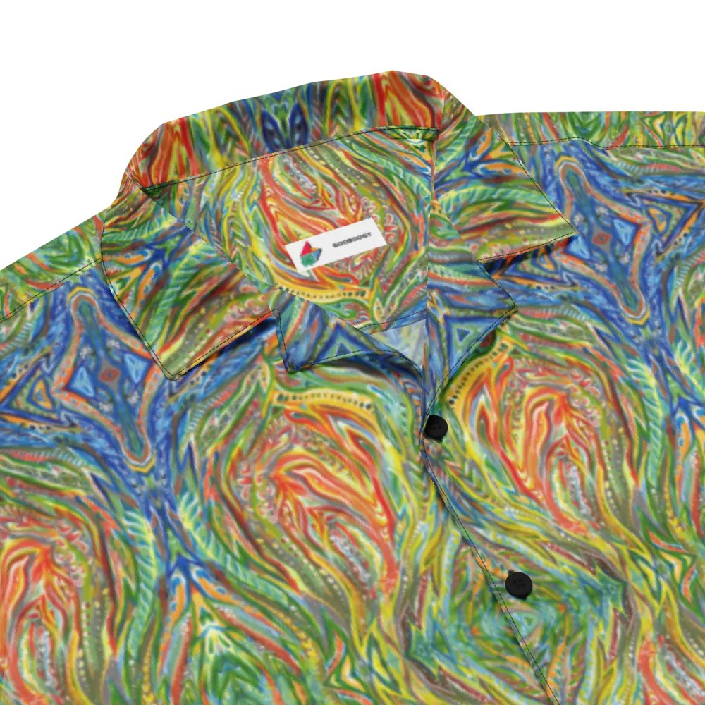 FIRE & WATER - PRINT BUTTON-UP SHIRT product image (5)