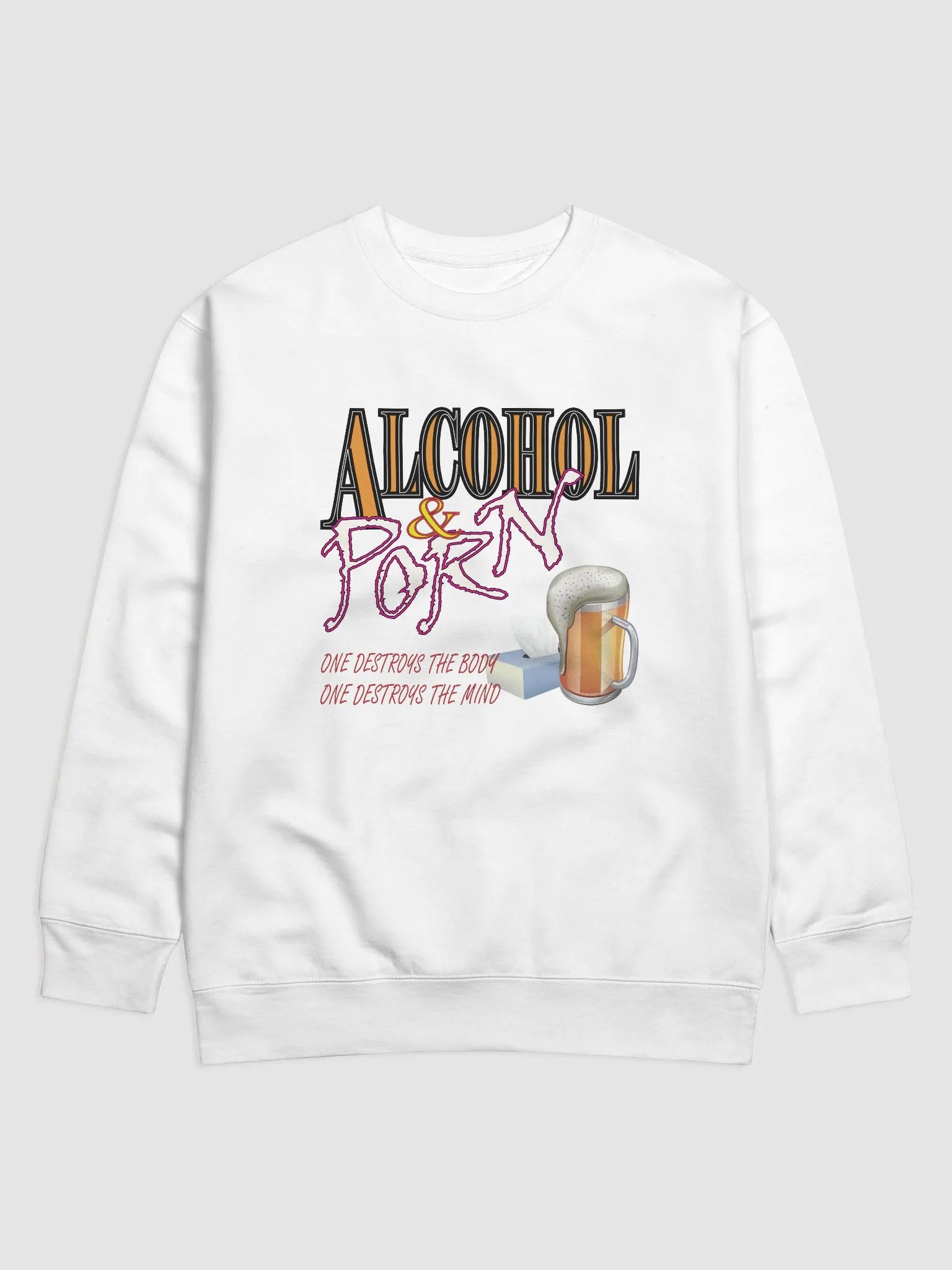 Alcohol & Porn - Cotton Heritage Premium Sweatshirt product image (1)