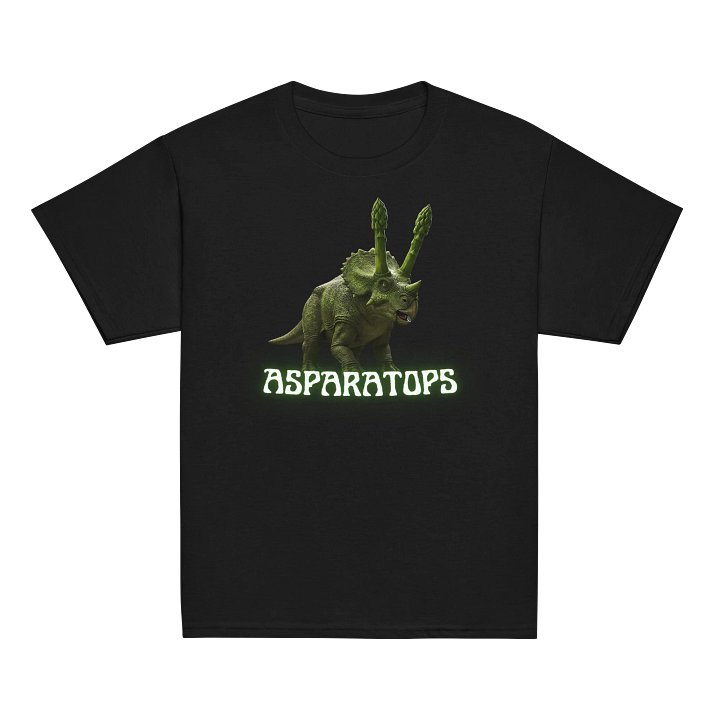 Asparatops - Triceratops and Asparagus Dinosaur Shirt product image (7)
