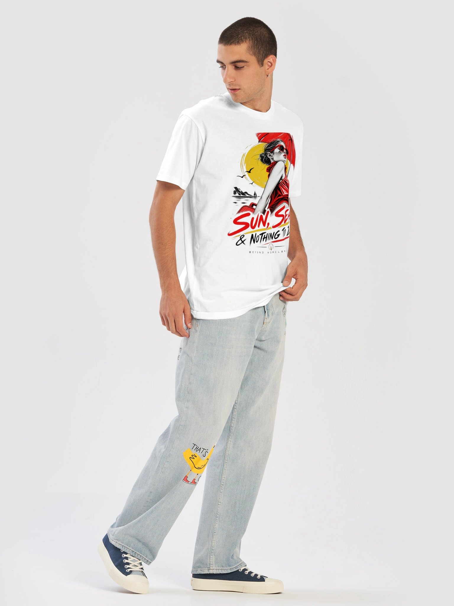 Sun, Sea & Nothing to Do — Official Song T-Shirt | Beyond Homelands™ product image (5)