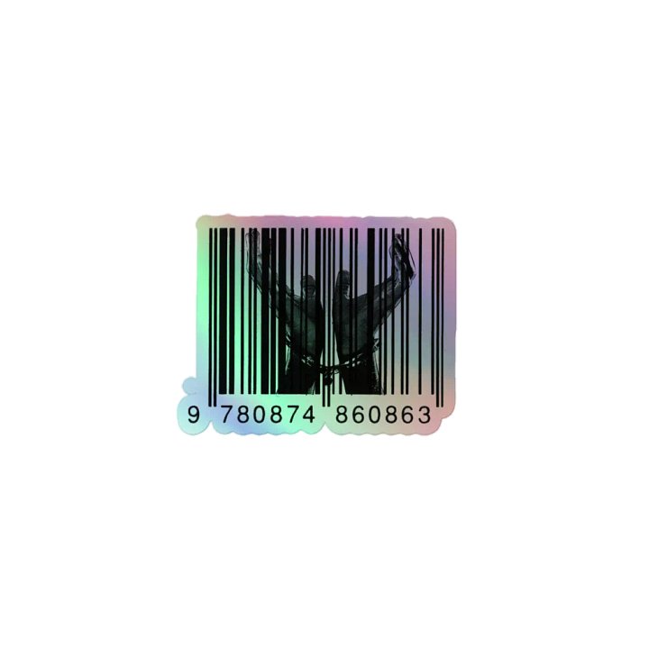 Chained By Capitalism Kiss-Cut Holographic Sticker Sheet product image (1)