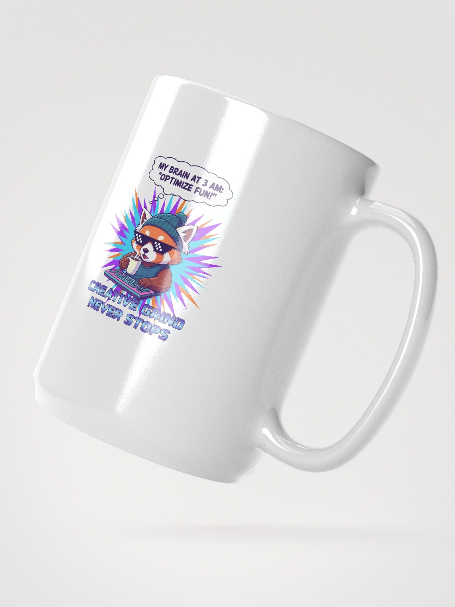 Optimize Fun Red Panda Mug product image (2)