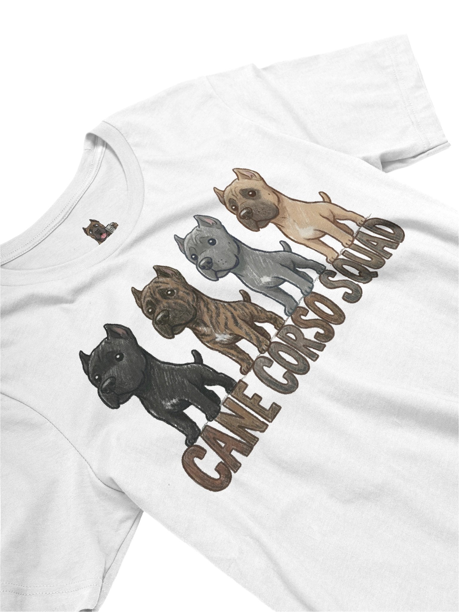 Unique Cane Corso Squad Hand-Drawn T-Shirt product image (2)