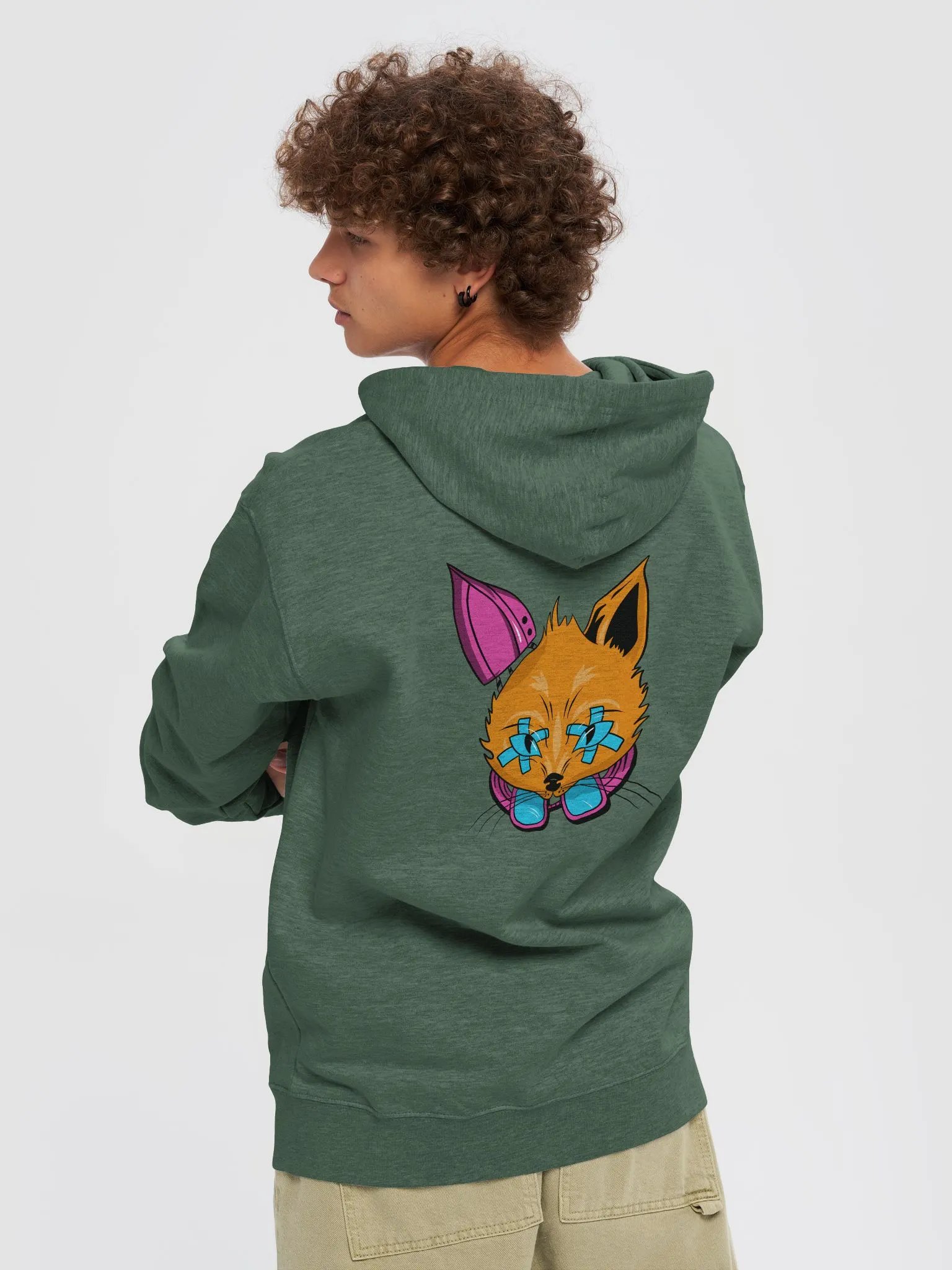 ShepQuest Cyberfox Zip-up Sweater product image (6)