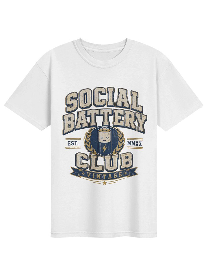 Social Battery Club Vintage Tee product image (1)