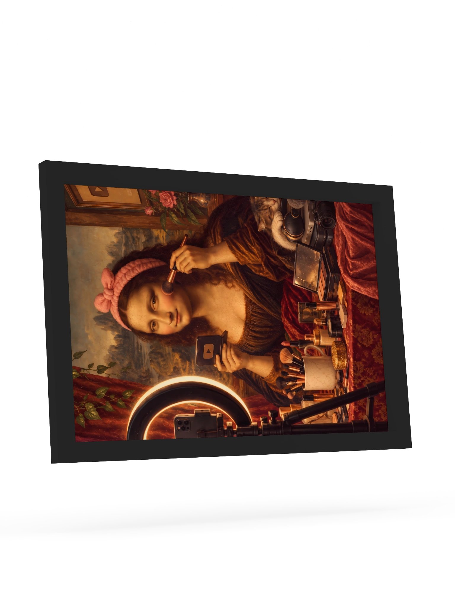 Getting Ready With Mona Lisa Poster product image (11)
