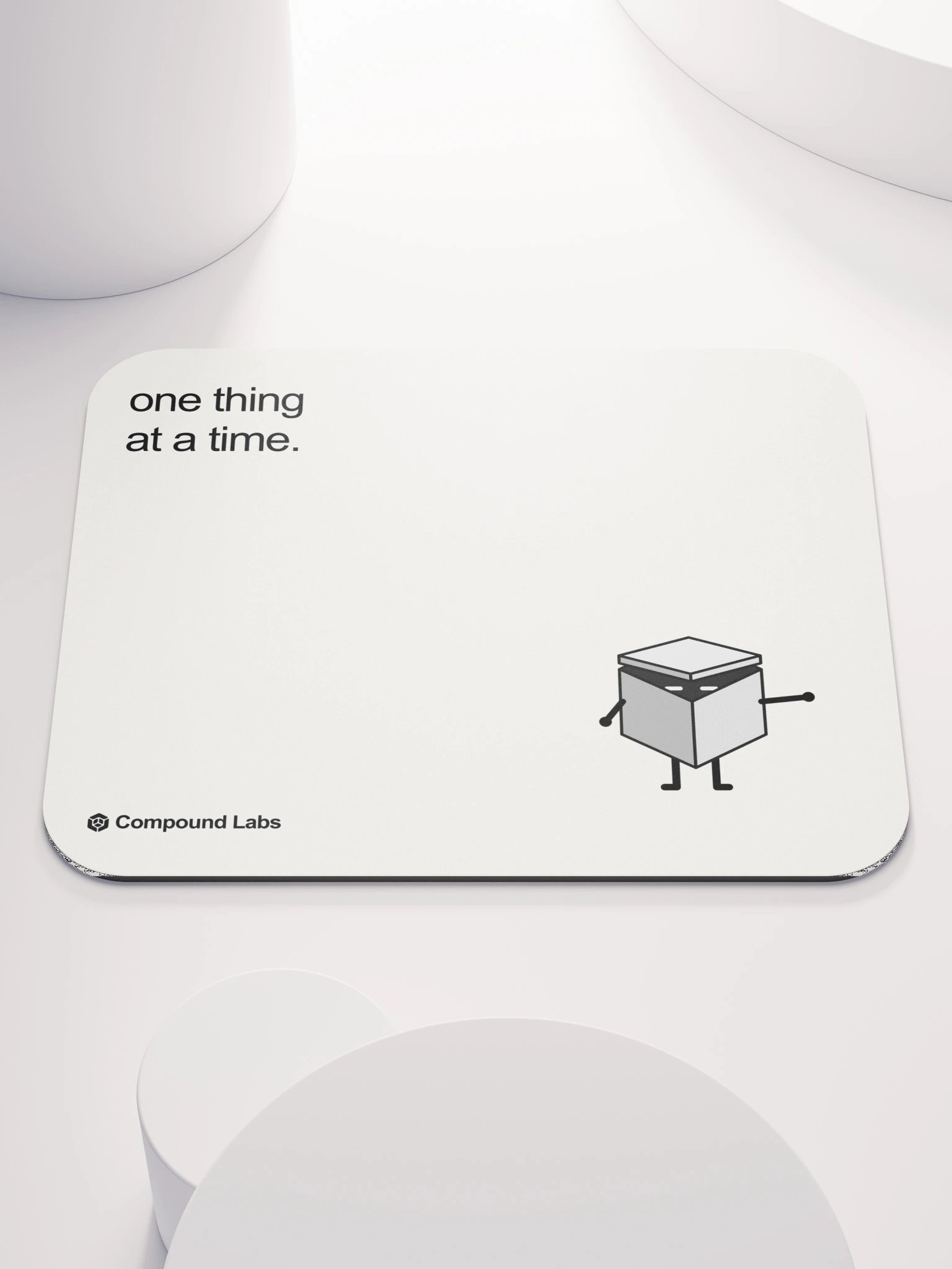 One thing at a time — mouse pad product image (1)