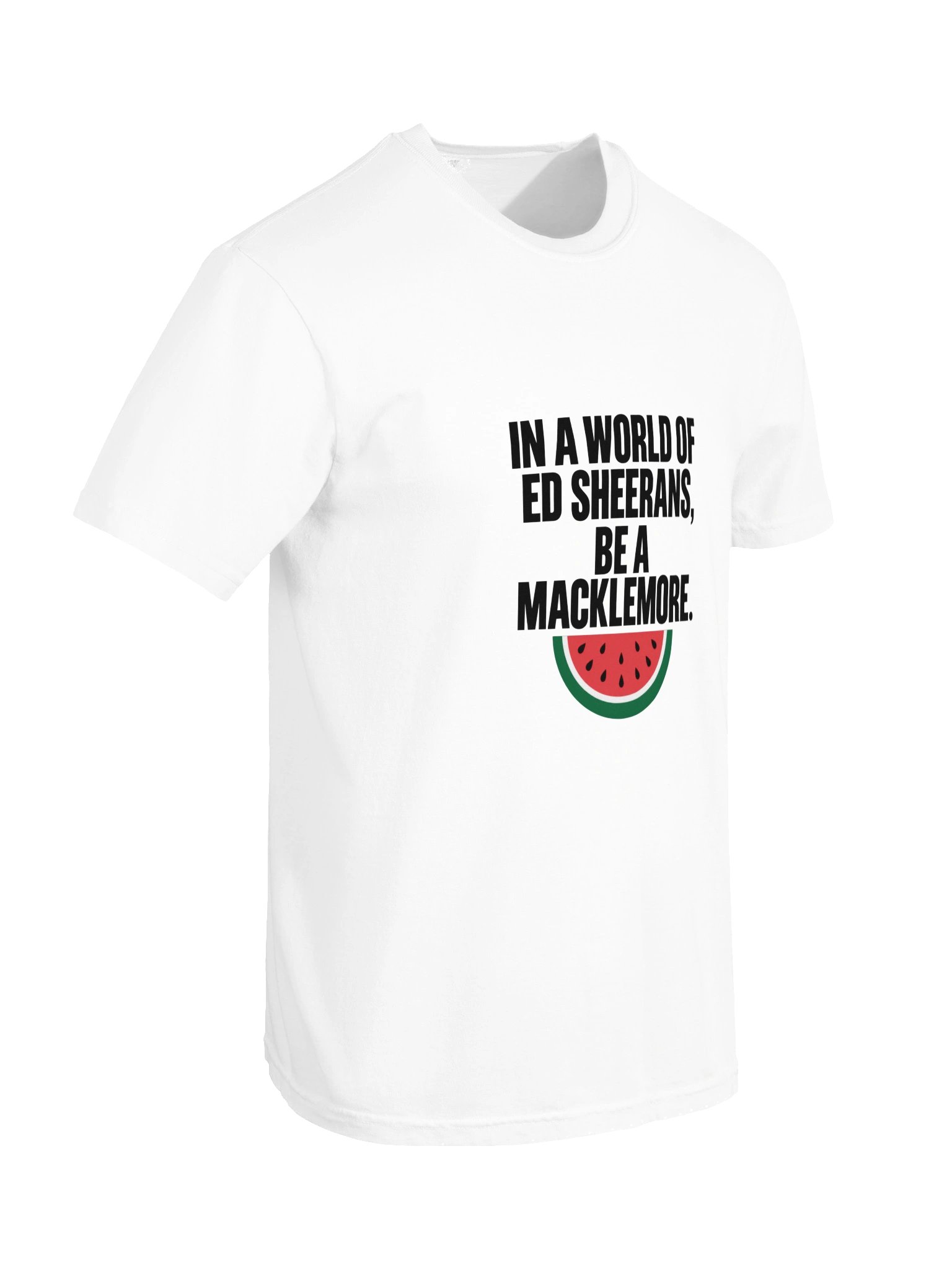 In a World of Ed Sheerans, Be a Macklemore T-Shirt White🍉 product image (6)