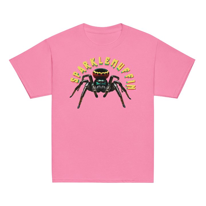 Sparklemuffin - Peacock Spider with Rasta Colors Shirt product image (24)