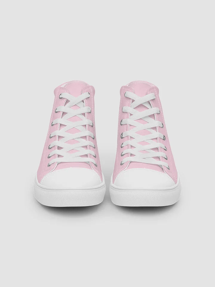 Pink Starbright The Band Women's High Top Canvas Shoes product image (4)