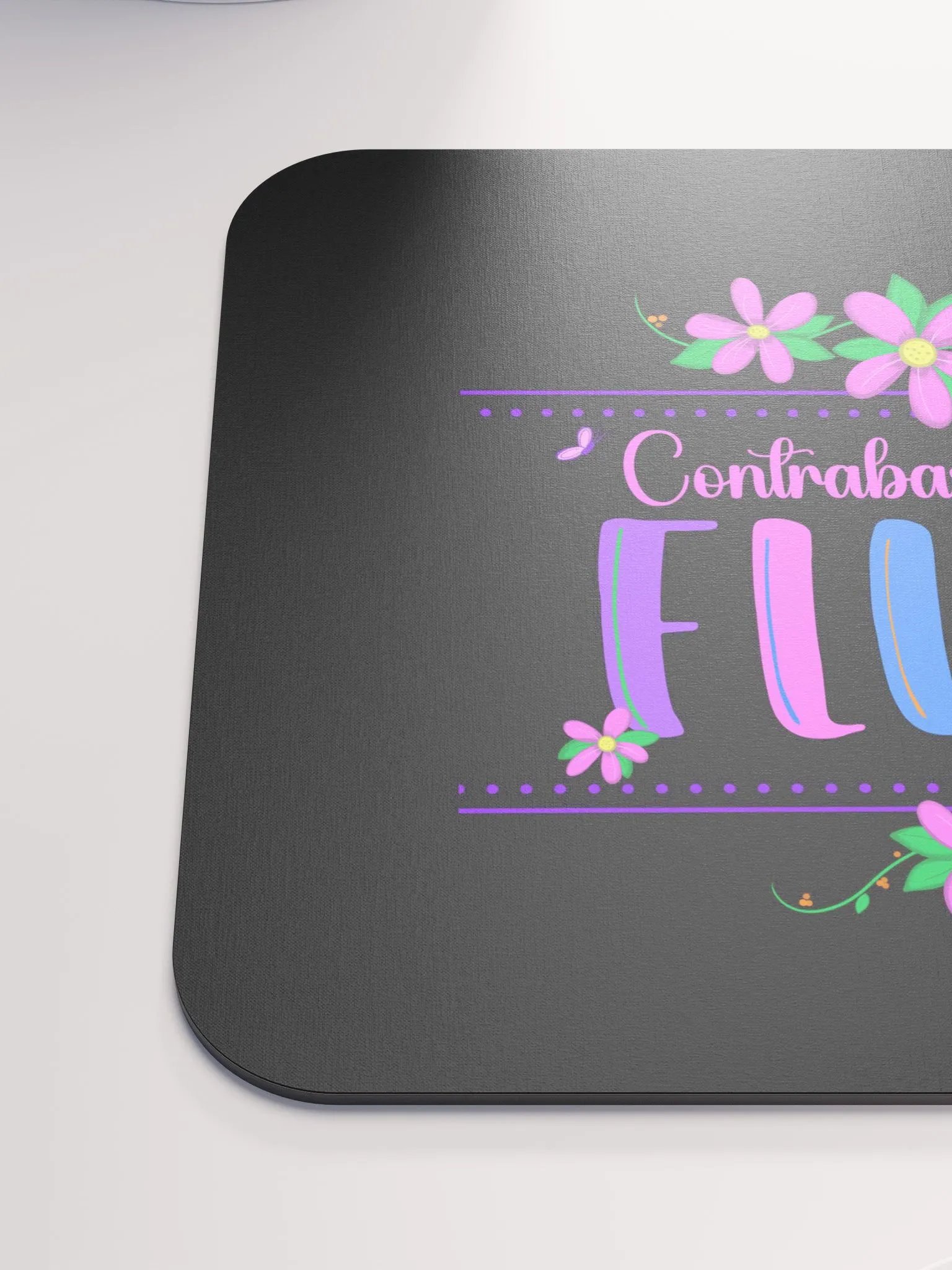 Floral Flute Contrabass Mouse Pad product image (6)