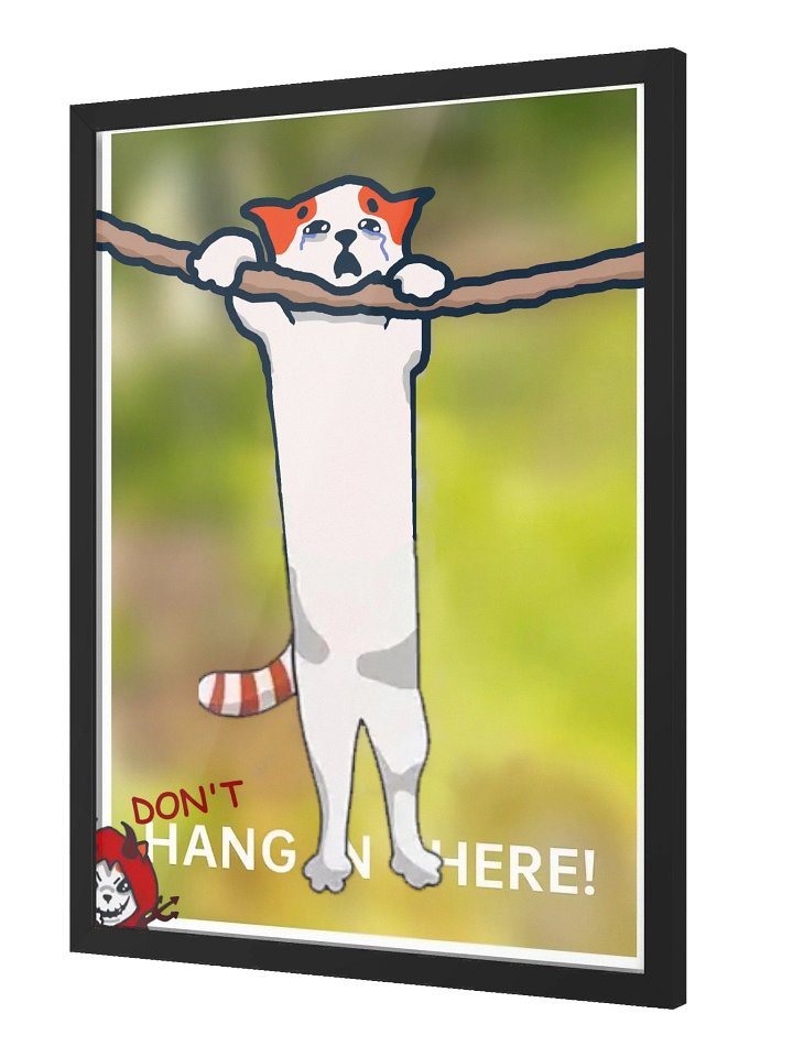 DON'T Hang In There Motivational Marsey Poster product image (5)