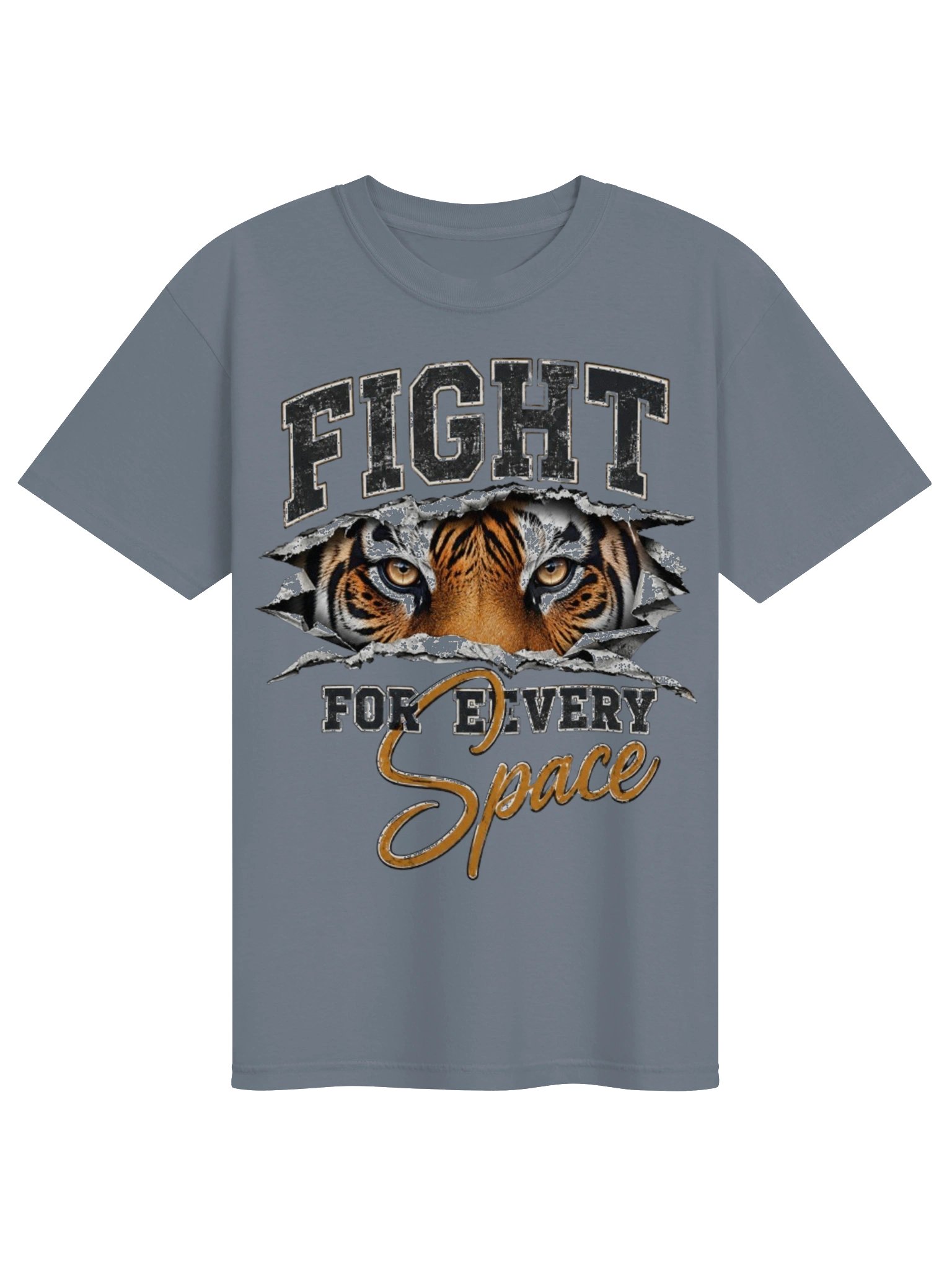Fight For Every Space - Tiger Motivation T-Shirt product image (2)