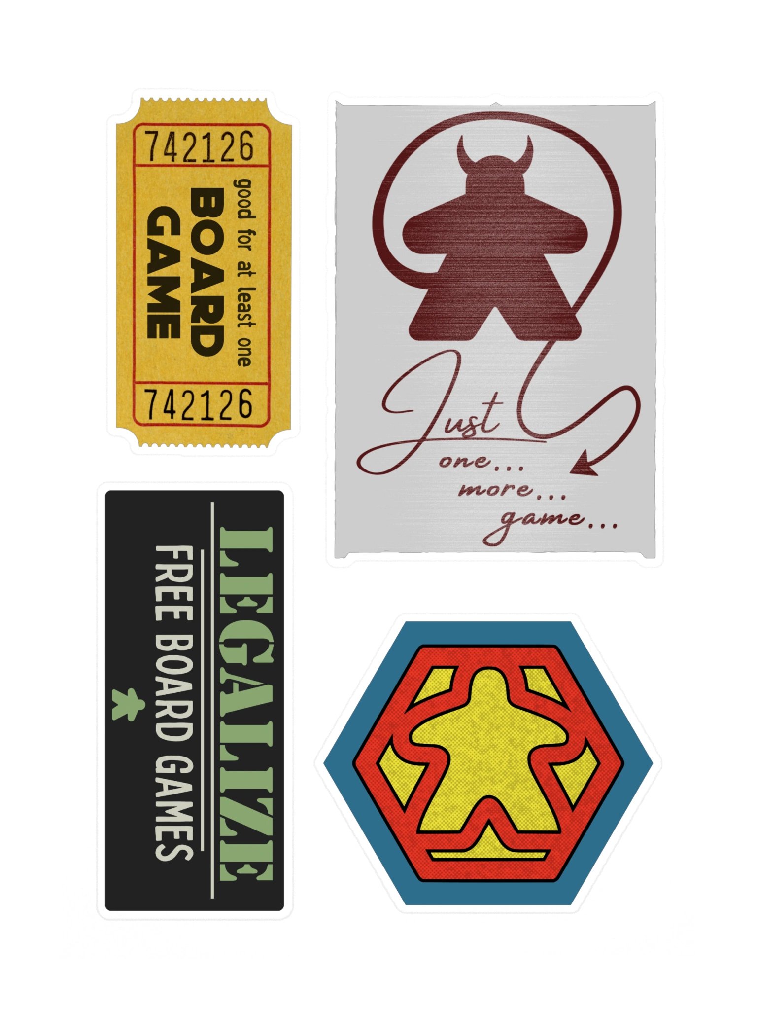 Board Game Obsessed Sticker Pack 5 product image (3)