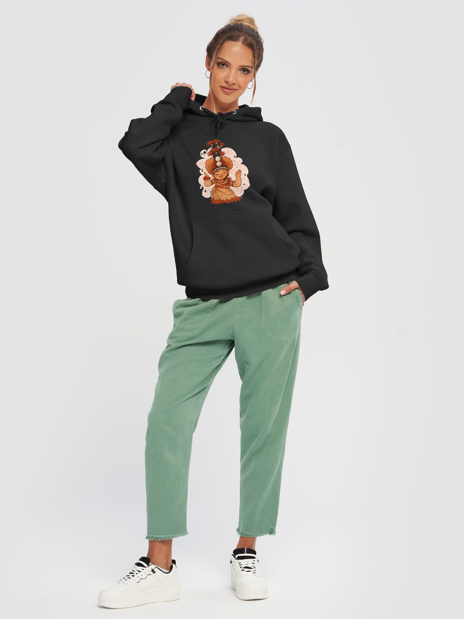 Samoan Taupou Hoodie – Polynesian Cultural Dance Design for Women | Fa’aSamoa Island Heritage Sweatshirt by ASP Apparel product image (5)