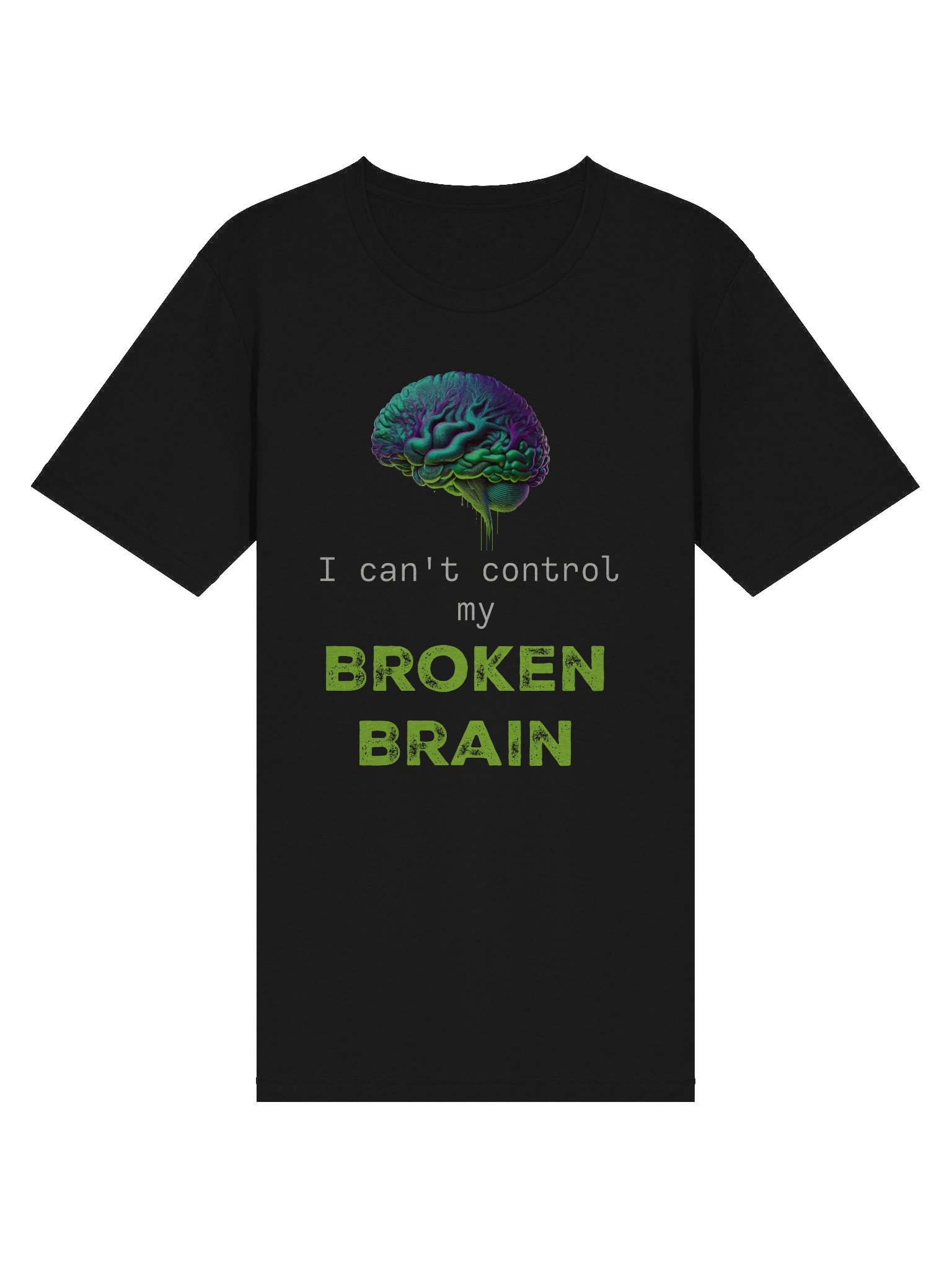 Broken Brain Abstract T-Shirt product image (3)