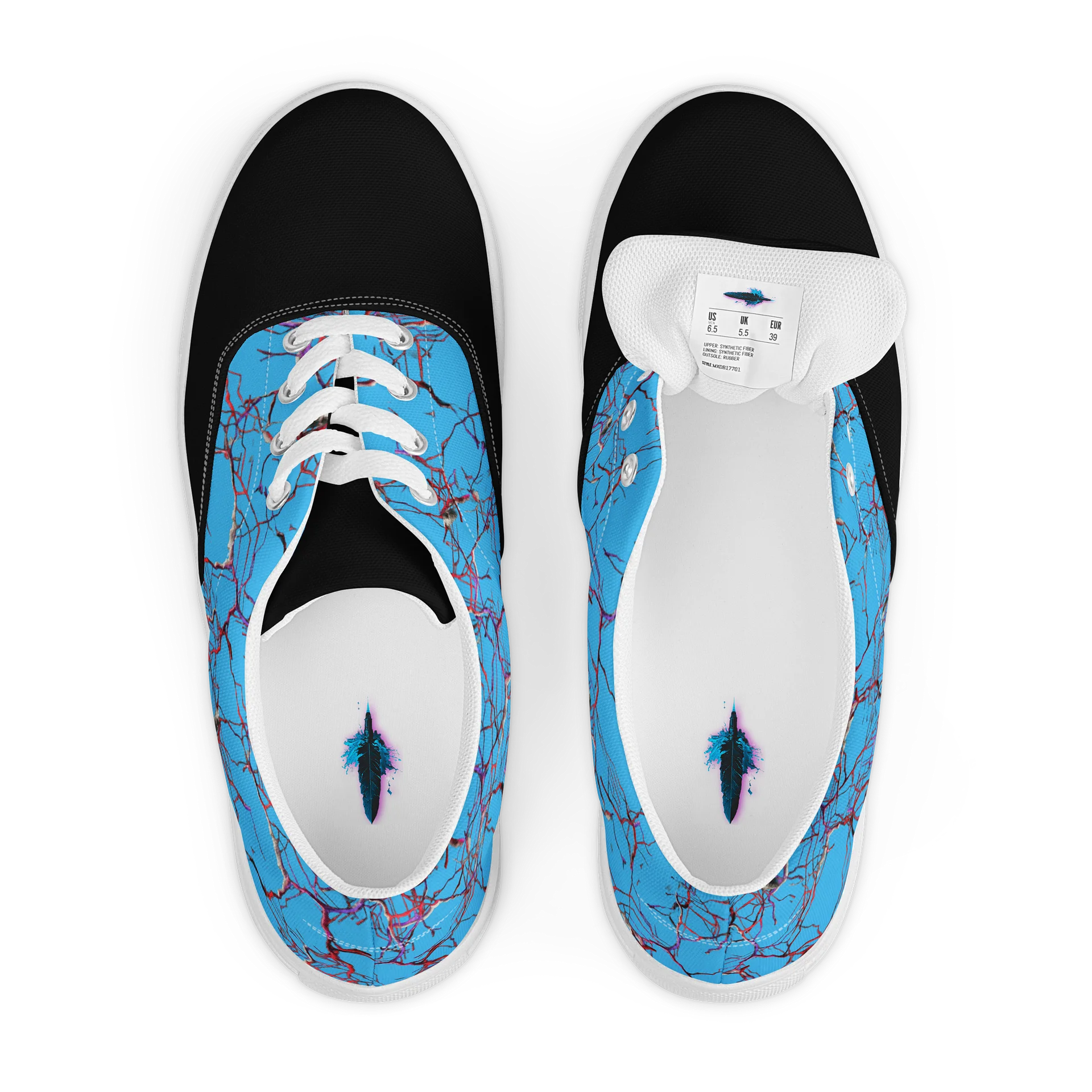 Neural Static // Low-Top Tech-Noir Sneakers product image (6)