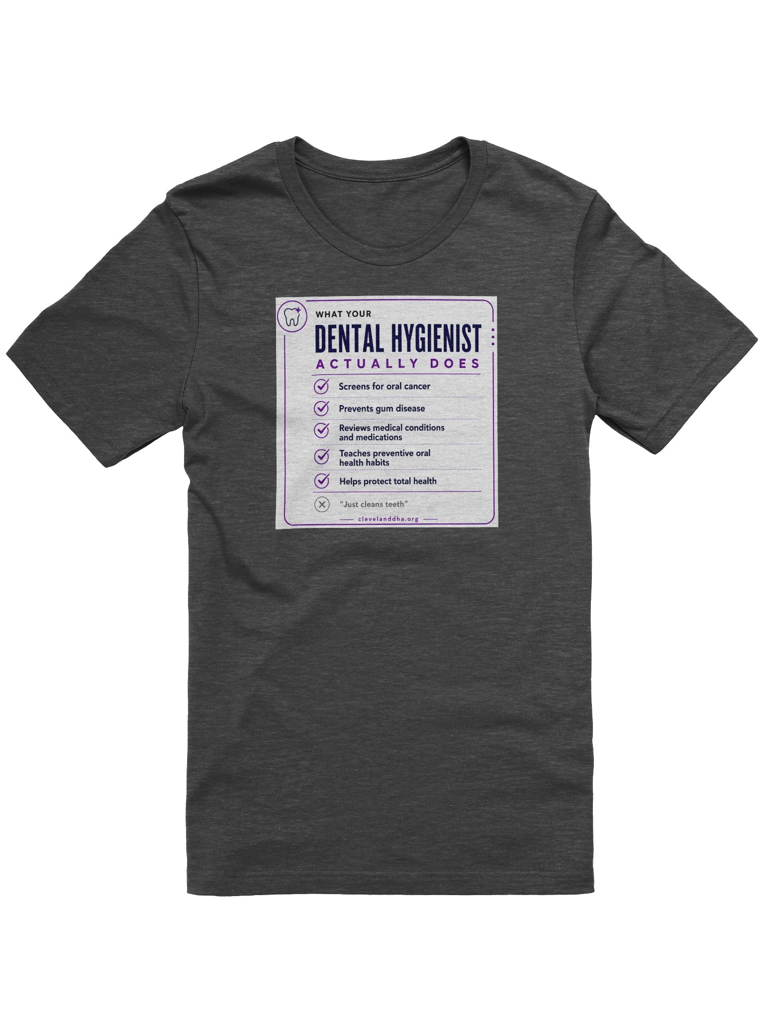 Beyond Just Cleans Teeth advocacy merchandise