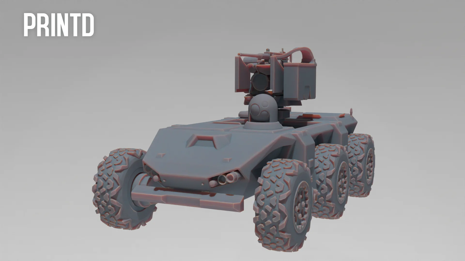 UGV Defence Vehicle - Modern Warfare Wargame Hobby Resin Scale Models product image (3)