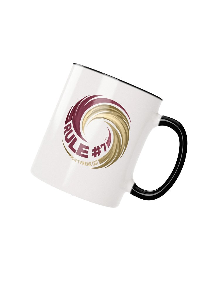 Rule #7 Ceramic Mug Garnet and Gold product image (18)