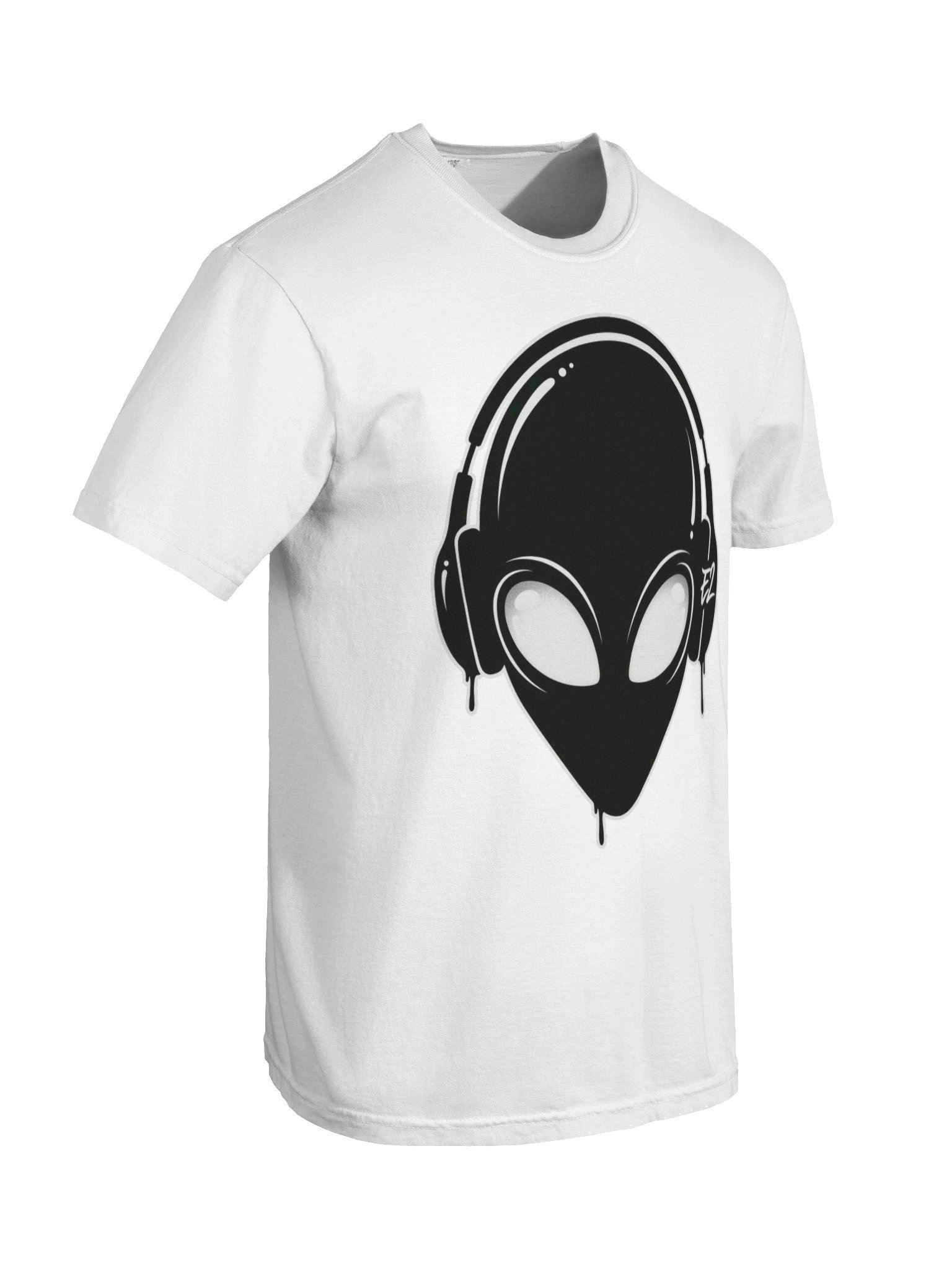 E2 Alien Headphones Graphic Tee product image (64)