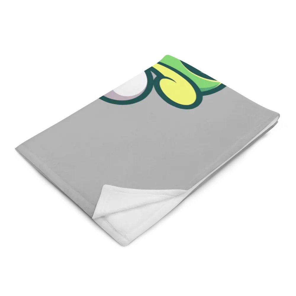 Sleeping Chloe • Throw Blanket (Silver) product image (2)