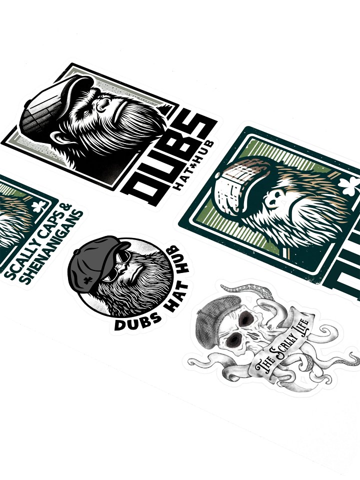 Dubs Hat Hub | Scally Life Sticker Sheet (5-Pack) product image (2)