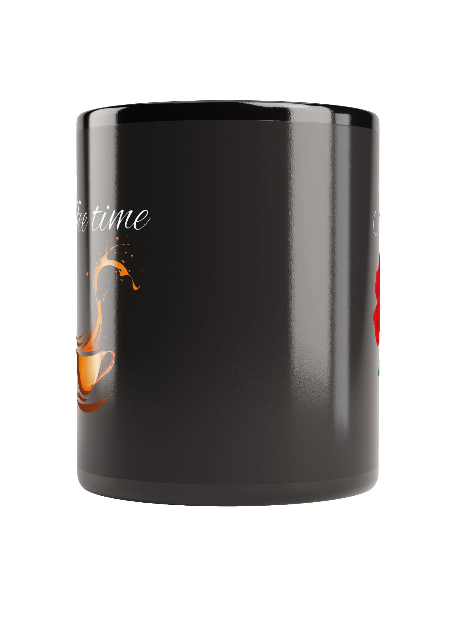Eternal Love Black Glossy Mug product image (9)