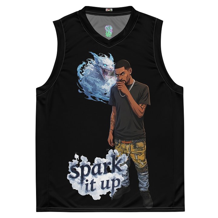 Smoke Warrior All-Over Basketball Jersey product image (2)