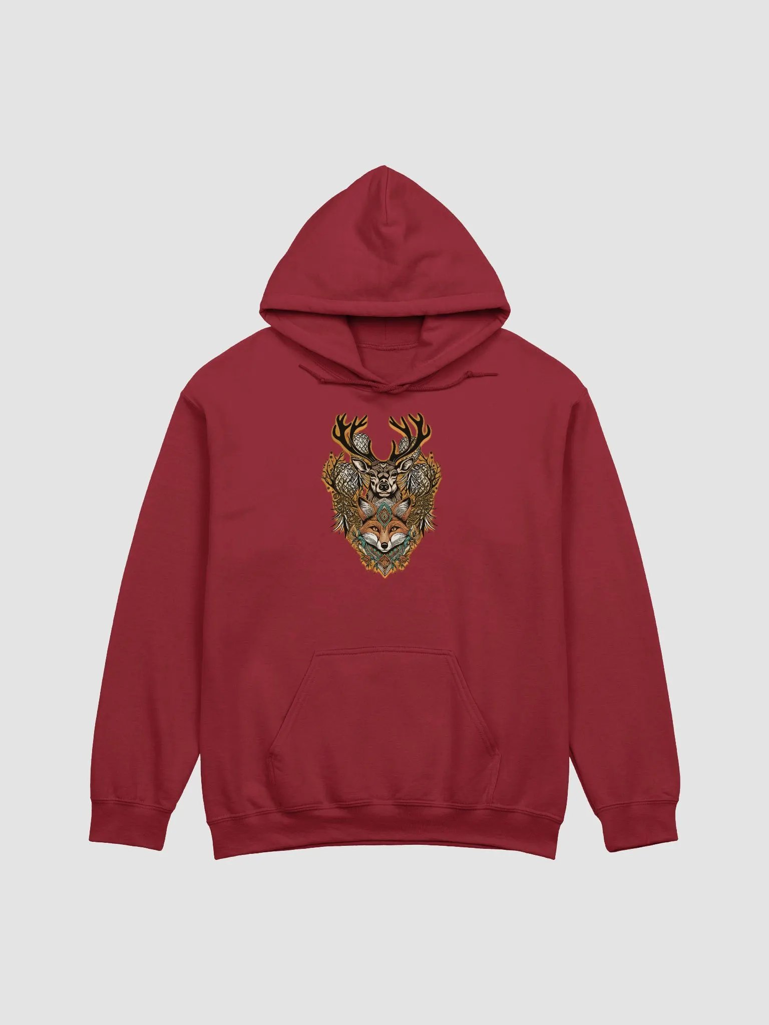 Vixen and Stag with upsidedown pineapples classic hoodie product image (7)