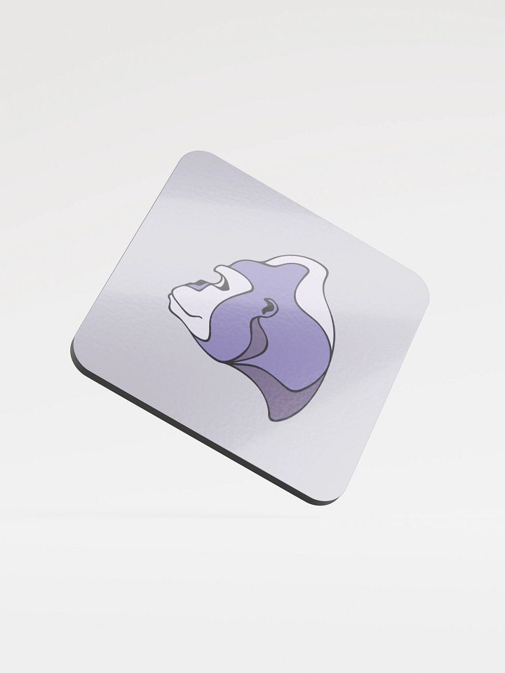 Majestic Gorilla - Glossed Cork Coaster product image (1)