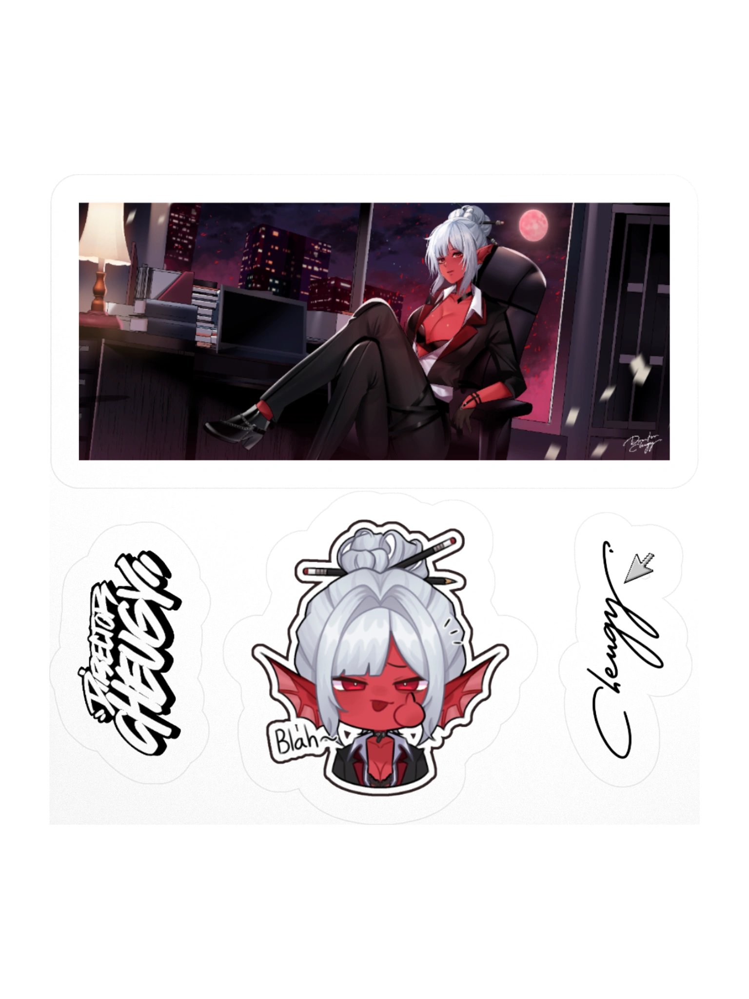 Night Owl Sticker Pack product image (1)