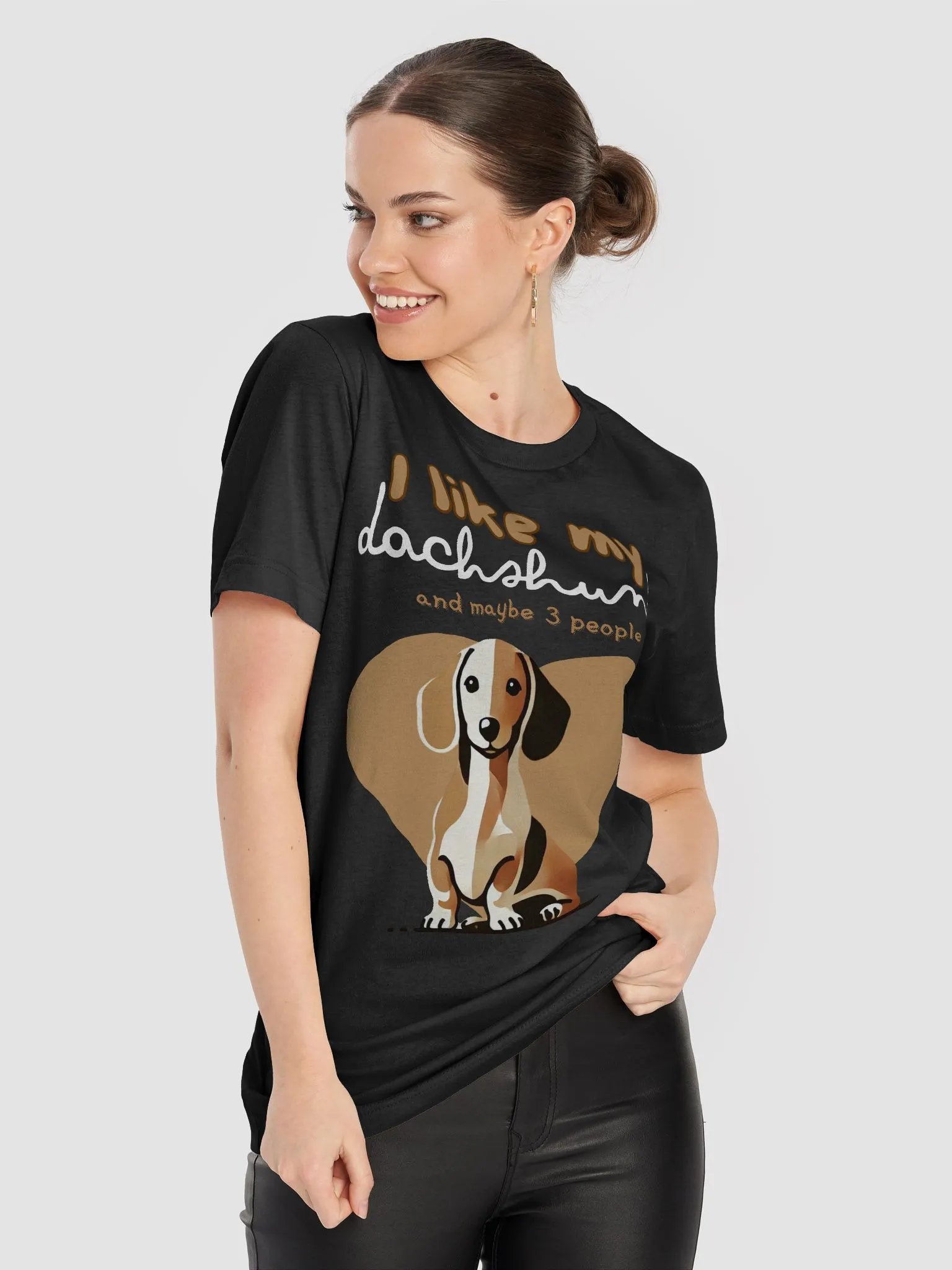 I Like My Dachshund and Maybe 3 People T-Shirt product image (8)