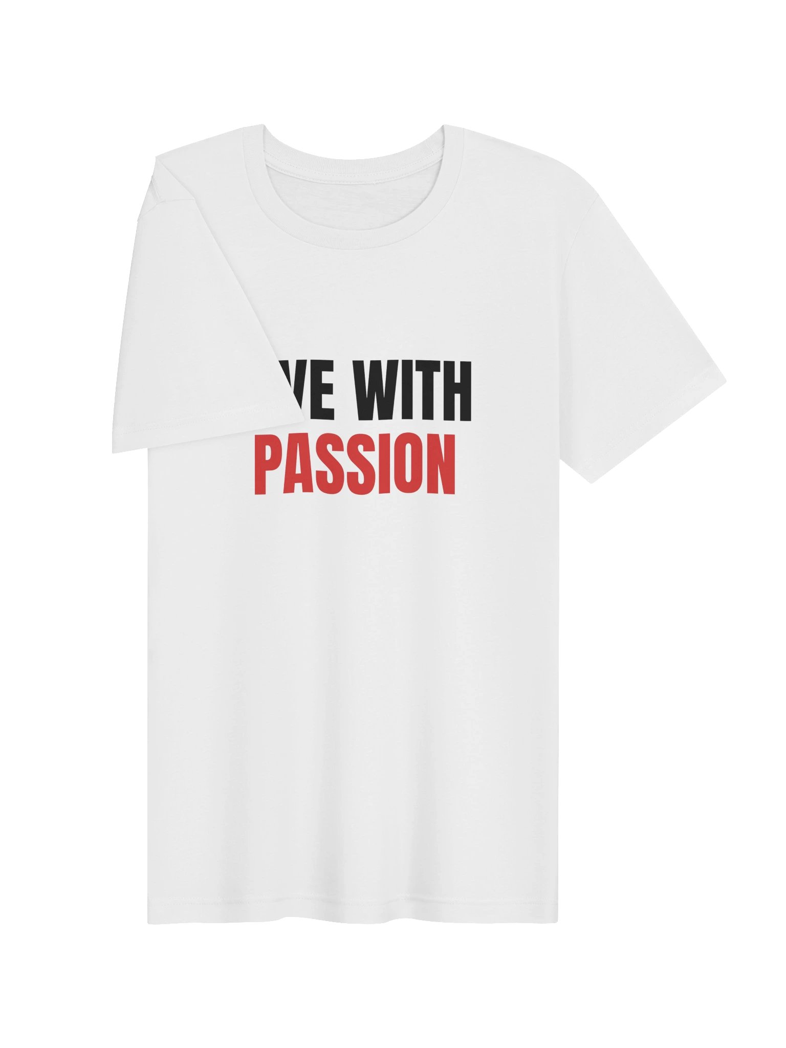 Live With Passion T-Shirt, White product image (3)