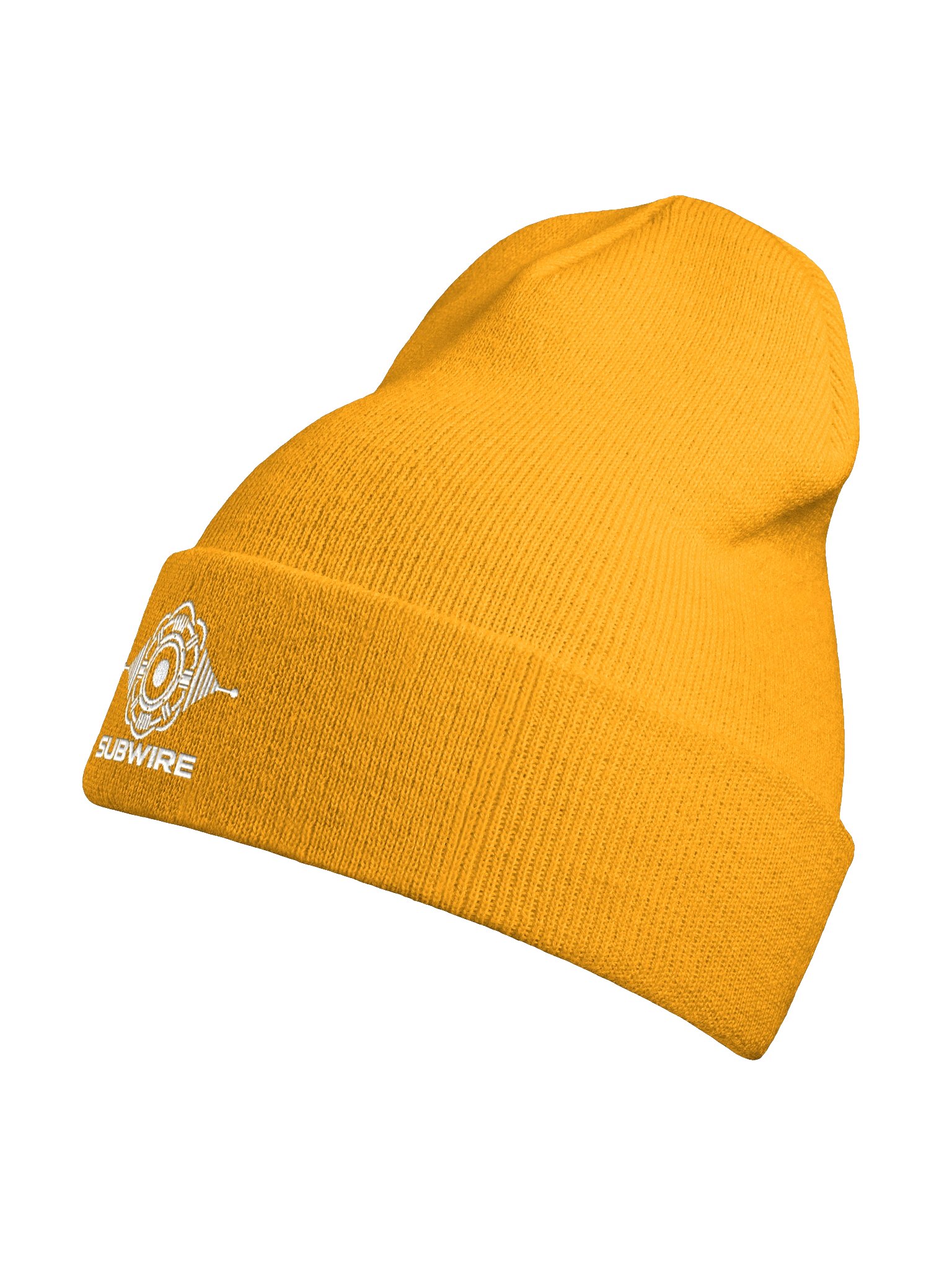 SUBWIRE White Logo Beanie product image (39)